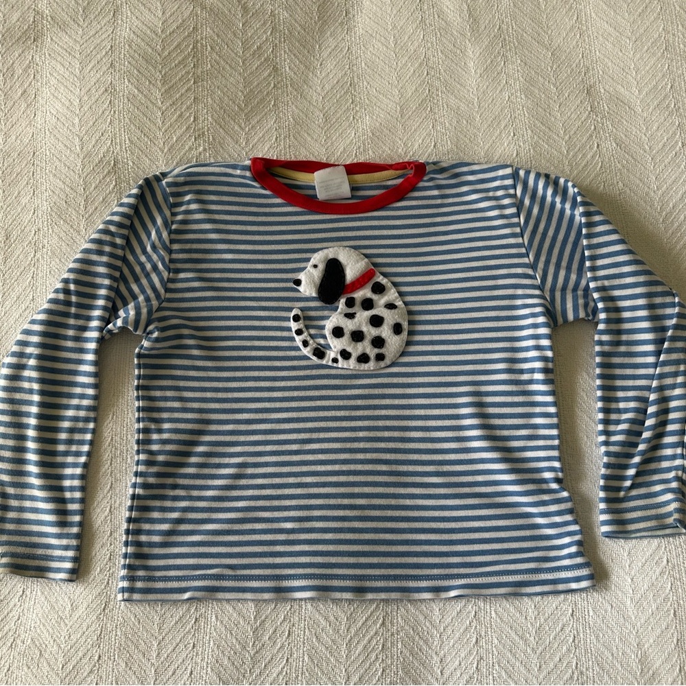 Bella Bliss appliqué tee dog